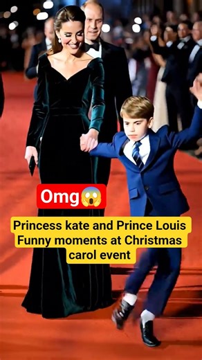 Princess kate and Prince Louis funny dance moments at coronation ceremony #shorts #kate #princelouis