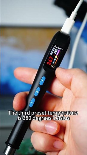 How to Choose the Right Soldering Temperature | T208 MINI Soldering Station #aixun