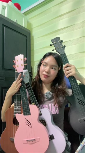 my ukulele collection (pangarap ko lang dati) #ukuleletiktok #enya #acouway #heartstring #ukulele