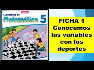 FICHA 1 Conocemos las variables con los deportes