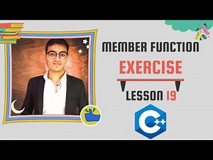 member function C++ | تمرين | الدرس 19