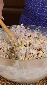 The Classic Mexican Cold Salad, Ensalada de Coditos #shorts #recipe
