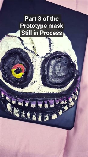 Part 3 of Making the Prototype mask #doodle #art #clay #poppyplaytime #Prototype #fyp