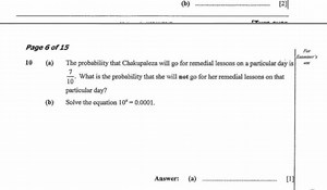(a) The probability that Chakupaleza will go for remedial lesso... | Filo