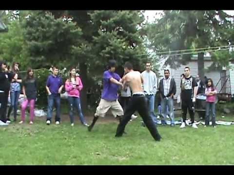 BackYard MMA Fight Part 1