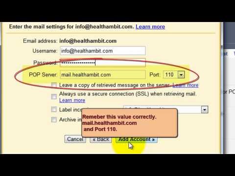 Gmail SMTP - Gmail SMTP server settings