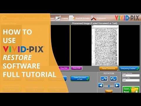 How to Use Vivid-Pix 𝘙𝘌𝘚𝘛𝘖𝘙𝘌 Software - Full Tutorial