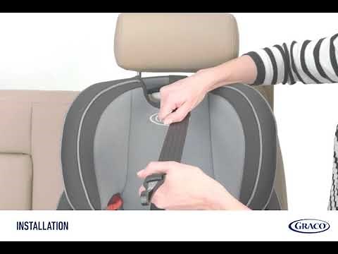 Graco® Nautilus® SnugLock® 3-in-1 Harness Booster Vehicle Belt Installation
