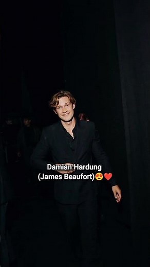 Damian Hardung as James Beaufort at Maxton hall premiere 😍💝