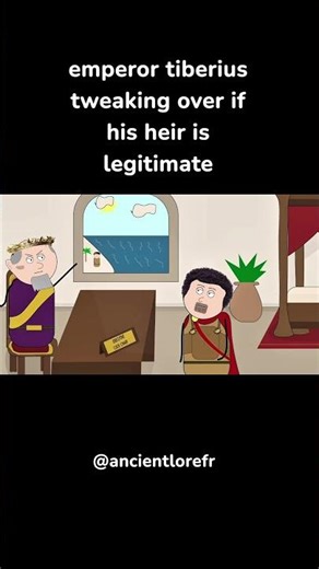 roman emperor tweaking over his heir’s legitimacy 💀 #romanempire #animatedstory #historychannel