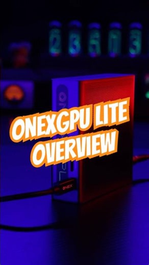 OneXplayer GPU Lite Overview #onexplayer #gaming #console
