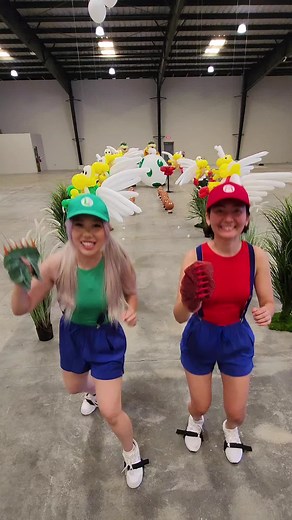 Mario Balloon Race Fun and Excitement