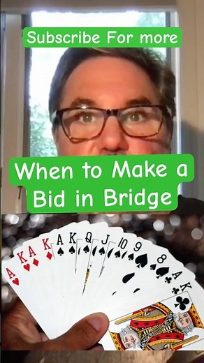 My goal is to make learning bridge easy and fun. Subscribe for more