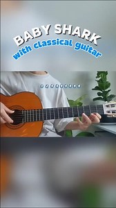 Baby Shark - easy tutorial with Guitar