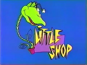 Little Shop the 1991 The Little Shop of Horrors Saturday Morning Cartoon Series Intro Little Shop is a 1991 animated series that aired on Saturday mornings on the Fox Kids TV network, about a teenage boy and his giant talking plant. Based on Roger Corman's 1960 comedy horror film The Little Shop of Horrors, the concept is credited to Ellen Levy and Mark Edward Edens, and the series was produced by Tom Tataranowicz, with Corman as a consultant. Plot: Self-proclaimed nerd Seymour Krelborn, an adol