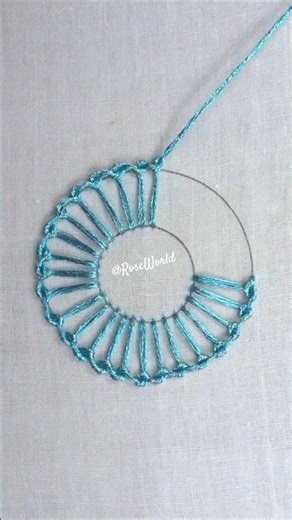 🔥 Superb beautiful border lace hand embroidery! 🪡🔥🔥