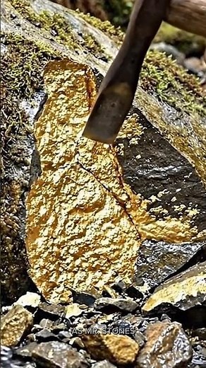Gold Extraction From Stone – Hidden Gold Grains Revealed!