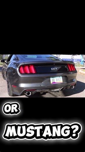 Camaro SS vs Mustang GT #exhaust Sound 🔊 #v8 Cold Start, Rev Battle, Launch, and Drive By #shorts