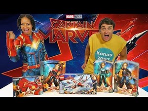 Captain Marvel Toy Challenge ! || Toy Review || Konas2002