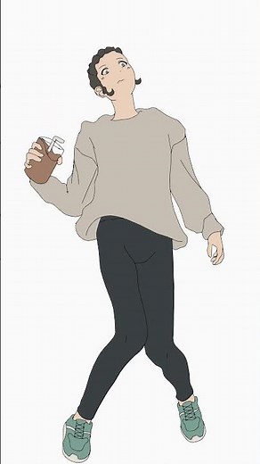 Milkshake with a secret ingredient changes guy into girl #anime #tf #animation