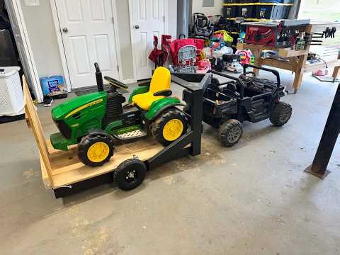Custom Gooseneck Trailer Build for Power Wheels!