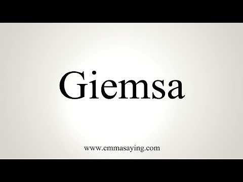 How To Pronounce Giemsa