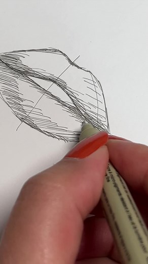 Wie man Lippen mit Fineliner zeichnet! 👄 - Schritt-für-Schritt Anleitung