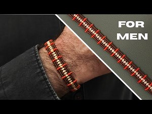 Macrame bracelet tutorial for men
