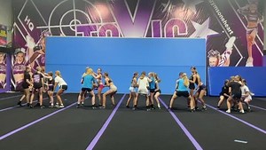 Snipers working those shapes! This team is absolutely killing it and were only in week 2! Who else can’t wait to see the Snipers of 2021 😍☺️💜 | Toxic Cheer