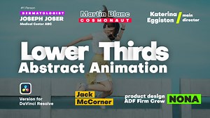 Abstract Lower Thirds Animation | DaVinci Resolve