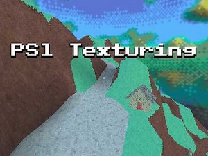 How to make PS1 style textures