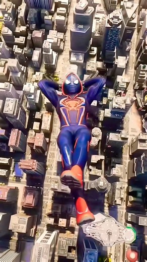 Marvel’s Spider-man 2 Miles Morales 2099 Suit Falling From The Highest Point PS5 4K Smooth