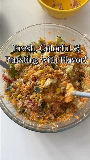 Fresh & Colorful Quinoa Salad 🥗✨ Easy Healthy Recipe