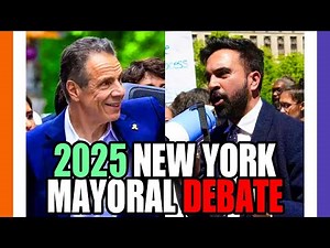 🔴LIVE: New York City Mayoral Debate 2025 | Sliwa vs Mandani vs Cuomo 🟠⚪🟣