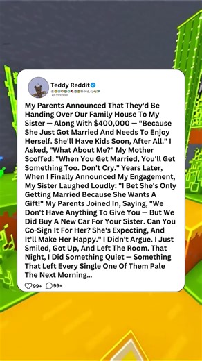 30K views · 372 reactions | My Parents Announced That They'd Be Handing Over Our Family House To My Sister.... | Gaming Guru | Facebook