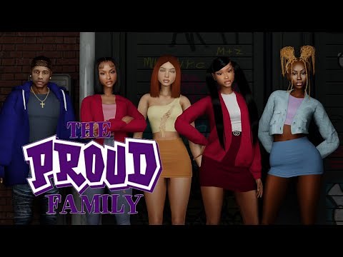 The Sims 4 CAS | Proud Family Inspo + CC Folder & Sim Download #sims4 #proudfamily
