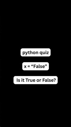 true false or error #python