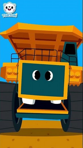 Giant monster machines from the construction site🚧 | #Tomtomi #Shorts