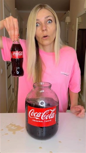 COCA COLA MAGIC Glass 🥤😱