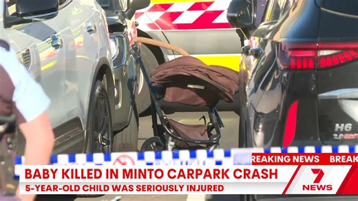 A heartbreaking tragedy at Minto Mall, where a 5-month-old baby girl has been killed and a 5-year-old badly injured in a car park accident. Download the 7NEWS app: 7news.link/7newsapp | 7NEWS Sydney