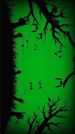 Happy Halloween green screen background|Horror effect green screen|zombie hand green screen video