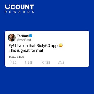 5K views · 54 reactions | Grocery shopping just got better. Thanks to Standard Bank and Checkers Sixty60, you can now get up 40%* back in UCount Rewards Points when you shop on the Checkers Sixty60 or Shoprite Sixty60 app. Now that's something to ride home about. #BecauseUCount #SBLove Learn more here: https://bit.ly/4jBSdEQ *Ts&Cs apply. | Standard Bank - South Africa | Facebook