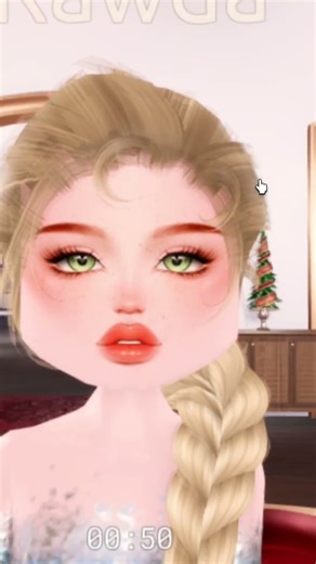 Elsa the Snow Queen made it ❄ I love it so much ♥ #roblox #robloxdressup #roblox #dresstoimpress