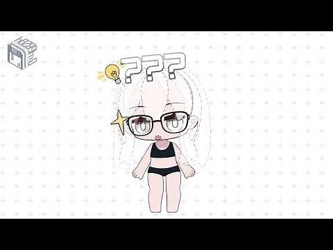 [Live2D] Chibi Model Type-H1 Base Template Demo