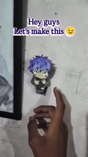 let's make gojo hanging puppet. 🙃