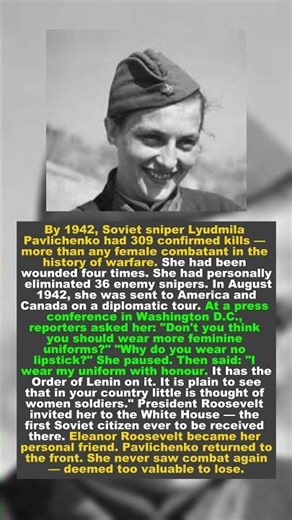 "Lady Death": The Girl With 309 Kills Who Shocked America