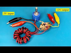 boost converter 3v to 12v Voltage Converter Trying to build