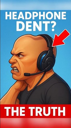 Why Headphones Leave a Head Dent! 😲