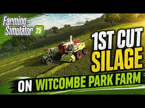 1ST CUT SILAGE ON THE FARM | Witcombe Park Farm | Farming Simulator 25 - Episode 15