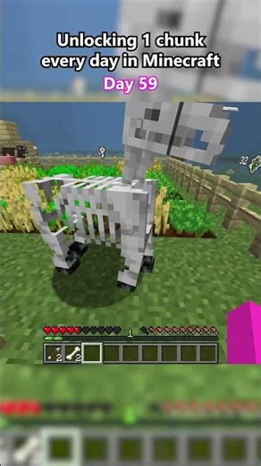 Unlocking 1 chunk every day in Minecraft | Day 59